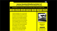 Desktop Screenshot of keukenbladenwinkel.nl