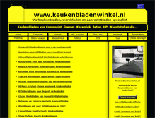 Tablet Screenshot of keukenbladenwinkel.nl